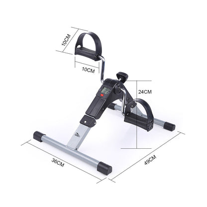 LCD Folding Fitness Bike Arm and Leg Trainer Mini Home Exercise Equipment Uten