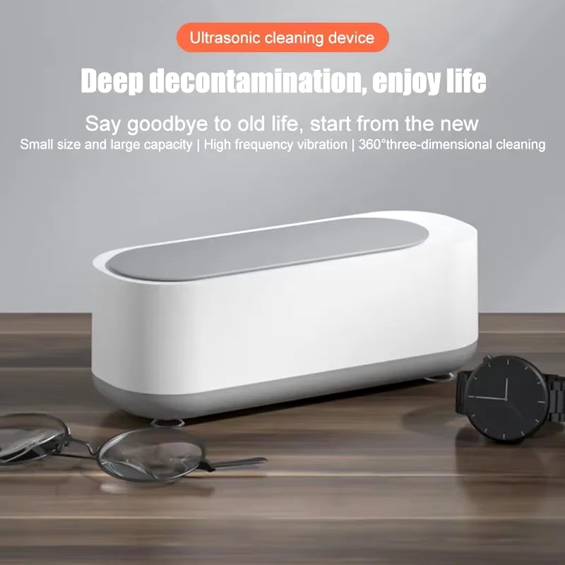 Vibration Ultrasonic Glasses Cleaning Machine Household Appliances Watches Function Timer Cleaning Machine 450Ml