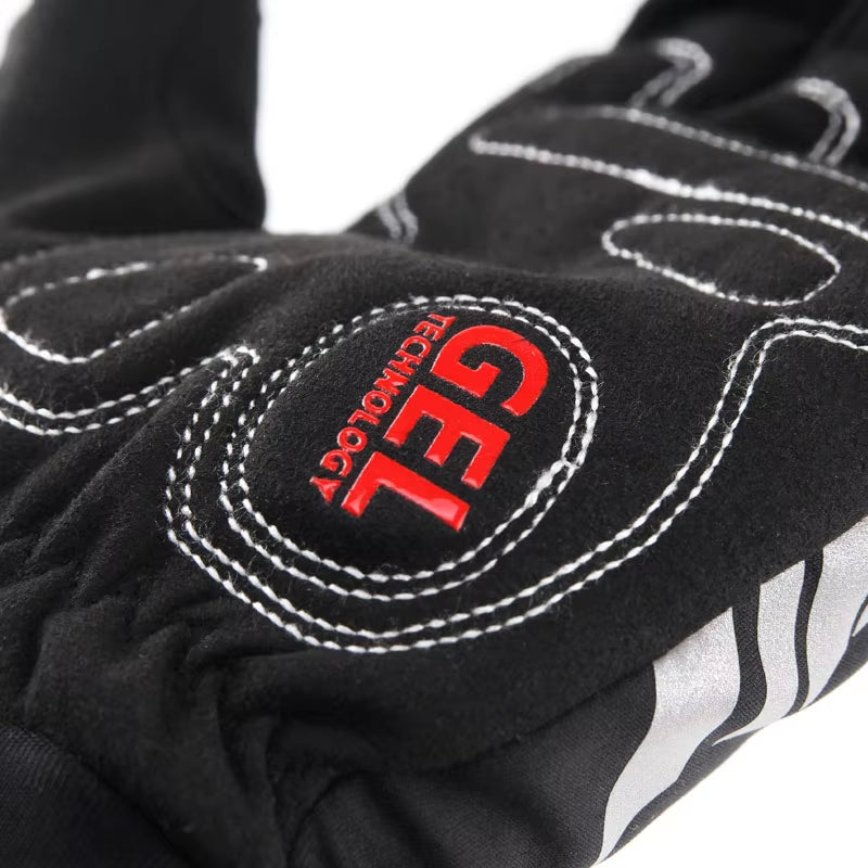 Winter Outdoor Sport Cycling Gloves Waterproof Bicycle Gloves Men Bike Gloves Thermal Fleece Cycling Gloves Gel Full Finger