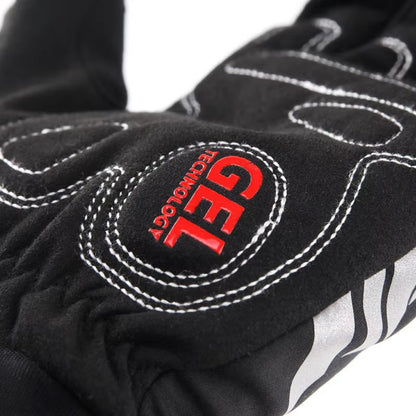 Winter Outdoor Sport Cycling Gloves Waterproof Bicycle Gloves Men Bike Gloves Thermal Fleece Cycling Gloves Gel Full Finger